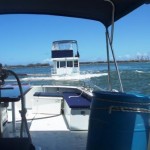 houseboat towing houseboat towing